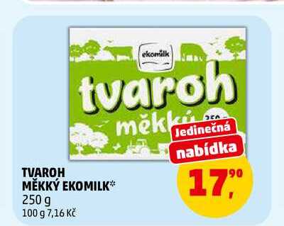 TVAROH MĚKKÝ EKOMILK, 250 g 