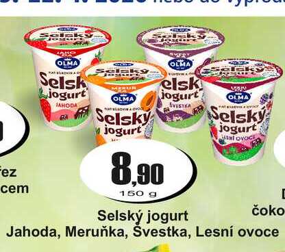 OLMA Selský jogurt 150g
