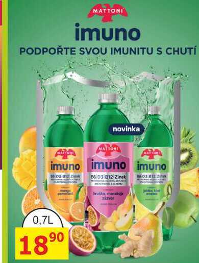 MATTONI imuno 0,7L 
