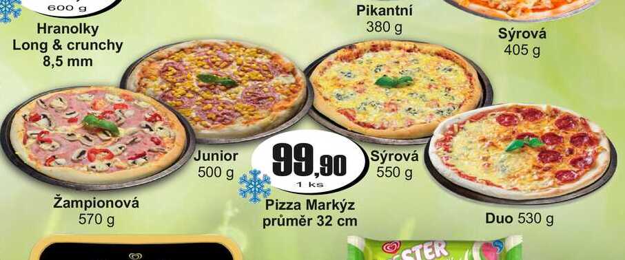 Pizza Markýz průměr 32 cm