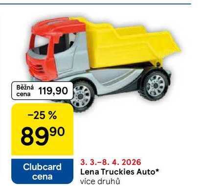 Lena Truckies Auto, vice druhů 