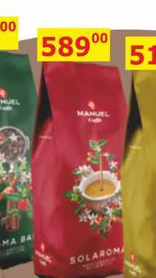 Manuel Caffe Solaroma zrnková káva 1kg