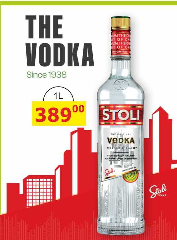 STOLI THE ORIGINAL VODKA 1l