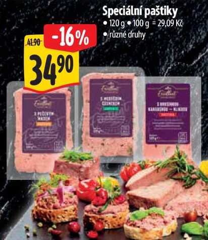 Speciální paštiky, 120 g