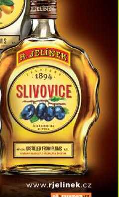 R. JELÍNEK Slivovice Zlatá 3y 0,7l 45%