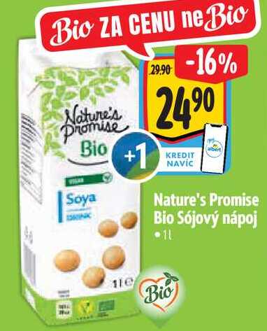 Nature's Promise Bio Sójový nápoj, 1 l