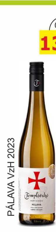 Templářské sklepy 0,75l PÁLAVA VZH 2023 