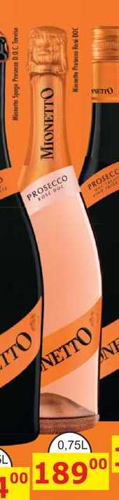 Mionetto Prosecco Doc Treviso rosé 750ml