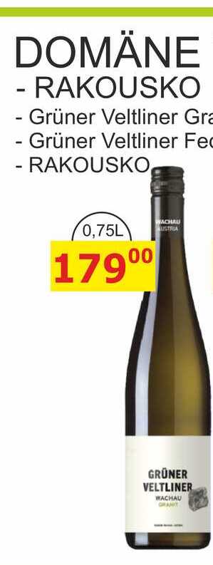 DOMÄNE WACHAU - RAKOUSKO víno 0,75l, různé druhy