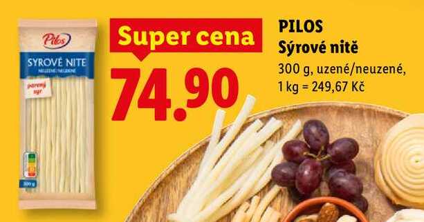 PILOS Sýrové nitě, 300 g