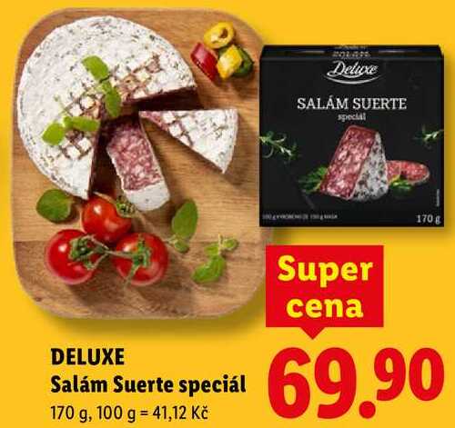 DELUXE Salám Suerte speciál, 170 g