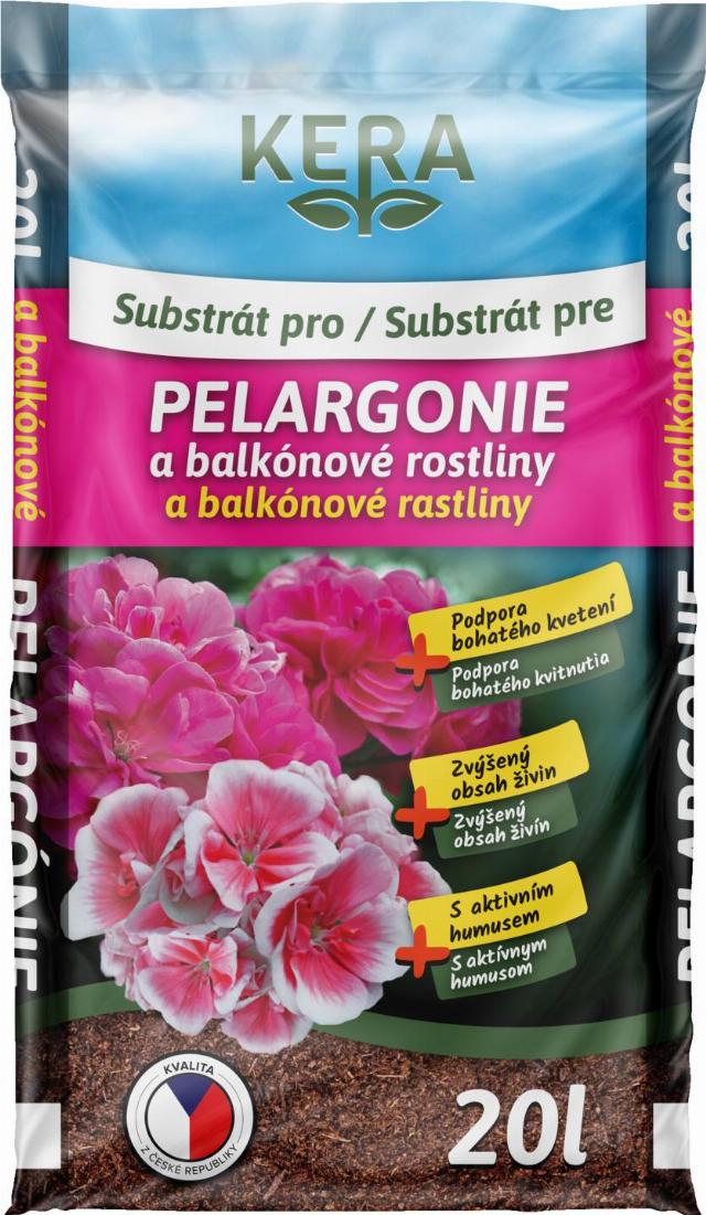 KERA Zahradnický substrát pro pelargonie