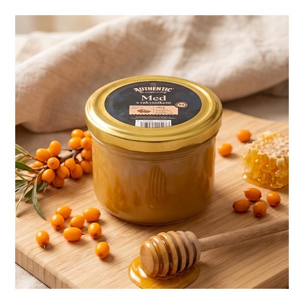 Authentic med s rakytníkem