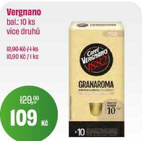 Vergnano bal: 10 ks více druhů 