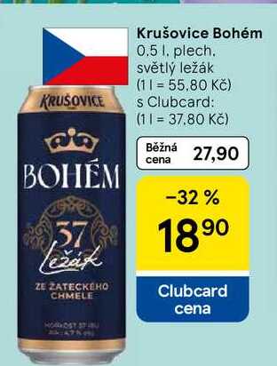 Krušovice Bohém, 0.5 l