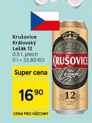 Krušovice Královský Ležák 12, 0.5 l