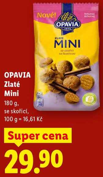 OPAVIA Zlaté Mini, 180 g