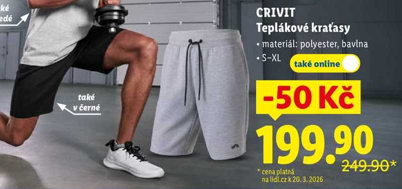 CRIVIT Teplákové kraťasy 