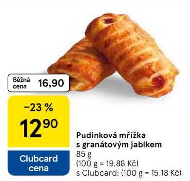 Pudinková mřížka s granátovým jablkem, 85 g  