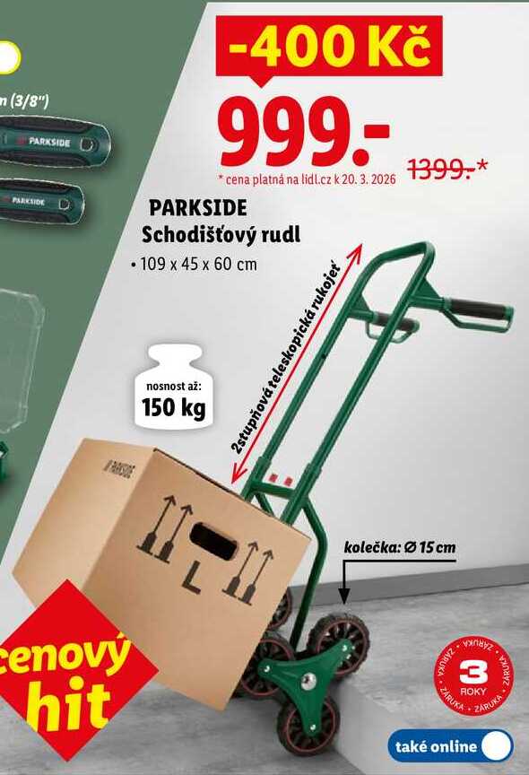 PARKSIDE Schodišťový rudl 