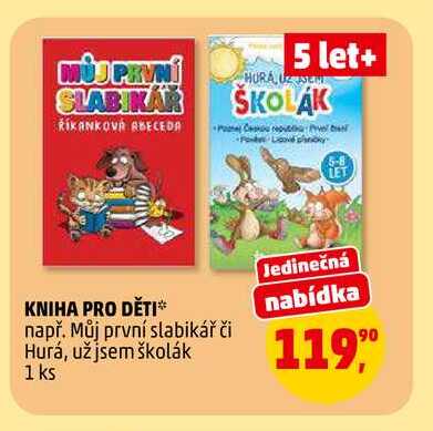 KNIHA PRO DĚTI, 1 ks