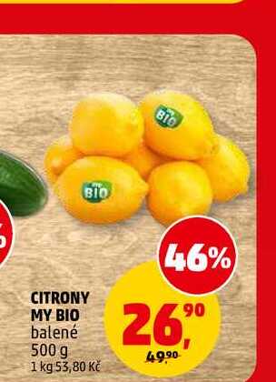 CITRONY MY BIO, 500 g 