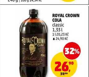 ROYAL CROWN COLA, 1,33 l