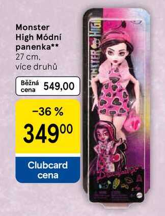 Monster High Módní panenka, 27 cm 