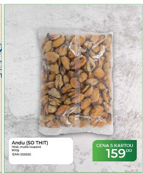 Andu (SO THIT) Mraž. mušle loupané 900g