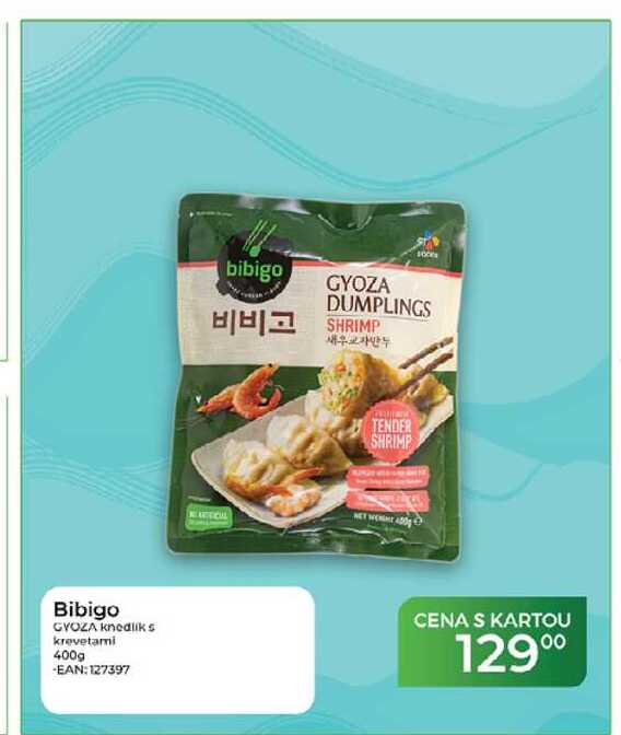 Bibigo GYOZA knedlík s krevetami 400g