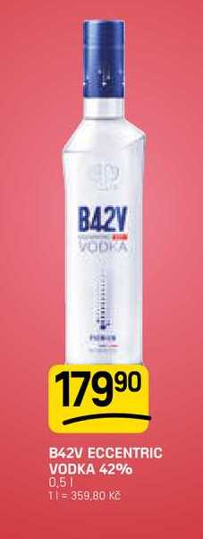 B42V ECCENTRIC VODKA 42% 0,5l
