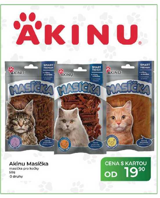 Akinu Masíčka masíčka pro kočky 50g