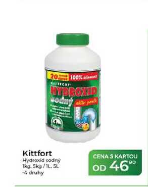 Kittfort Hydroxid sodný 1kg
