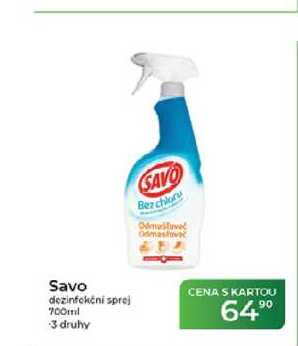 Savo dezinfekční sprej 700ml