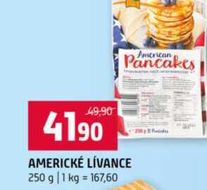 AMERICKÉ LÍVANCE 250 g 