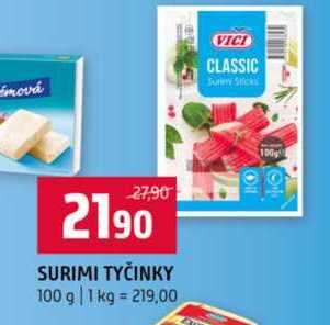 SURIMI TYČINKY 100 g