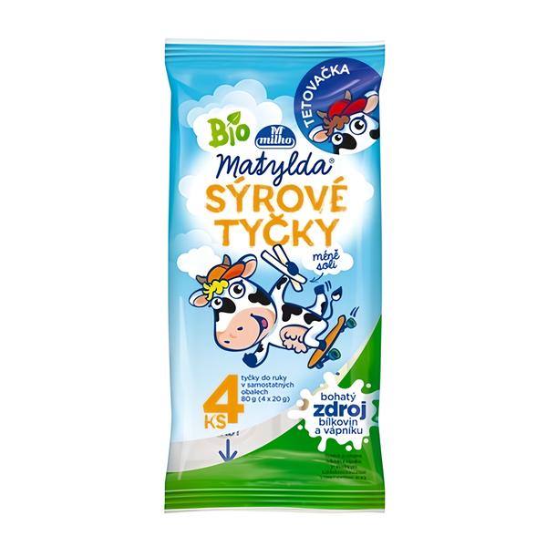 Matylda BIO Sýrové tyčky pařené 4x20g