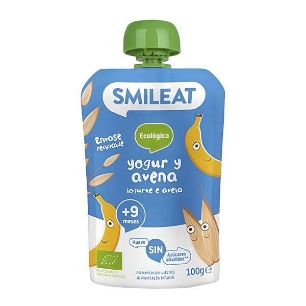 Smileat BIO Kapsička řecký jogurt, banán a oves