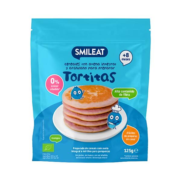 Smileat BIO Bezlepková celozrnná směs na lívance s borůvkami s vitaminem B1