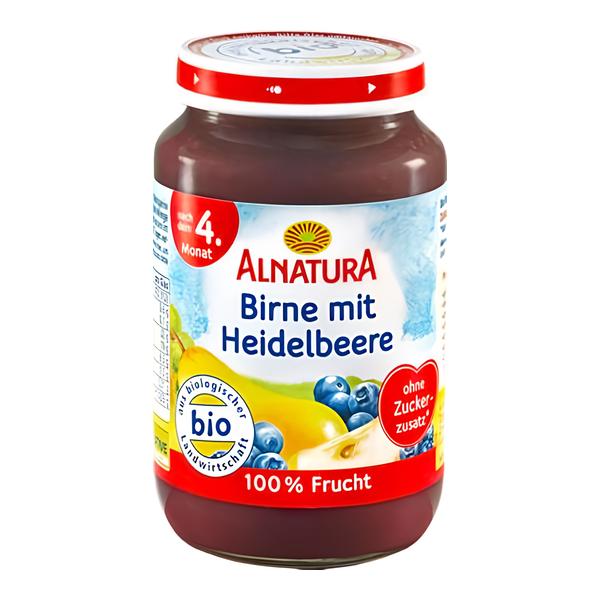 ALNATURA BIO Dětská výživa Hruška a borůvka