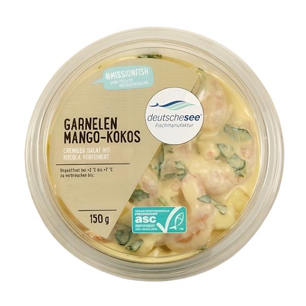 Deutshe See Salát z krevet s mangem a kokosem