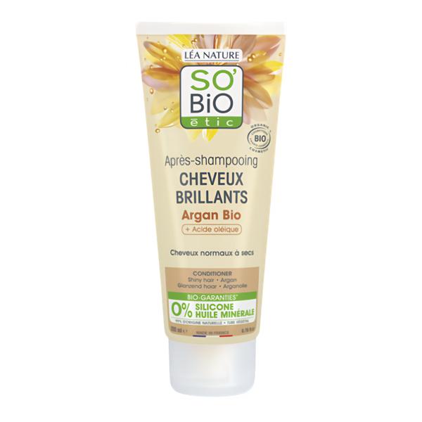 SO’BiO étic Kondicionér argan pro lesk — pro normální až suché vlasy BIO