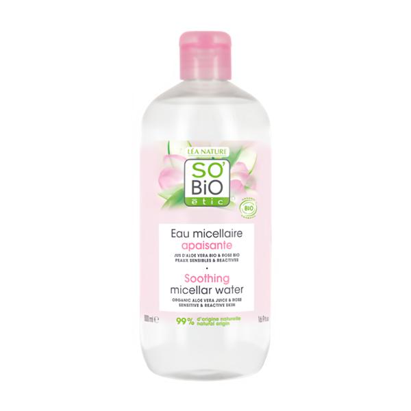SO’BiO étic Voda micelární s Aloe Vera zklidňující BIO