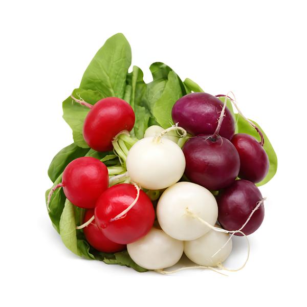 Ředkvičky barevné mix, svazek 150g+