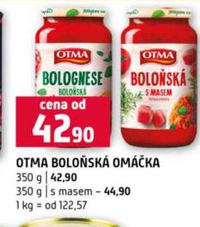OTMA BOLOŇSKÁ OMÁČKA 350 g s masem 