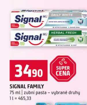 SIGNAL FAMILY 75 ml zubní pasta vybrané druhy 