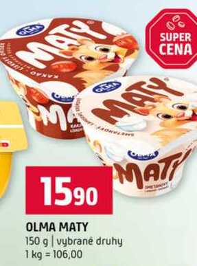 OLMA MATY 150 g vybrané druhy