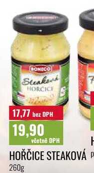 HOŘČICE STEAKOVÁ 260g 