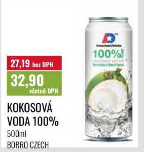 KOKOSOVÁ VODA 100% 500ml 