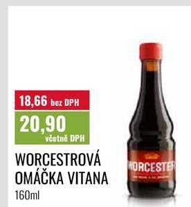WORCESTROVÁ OMÁČKA VITANA 160ml 